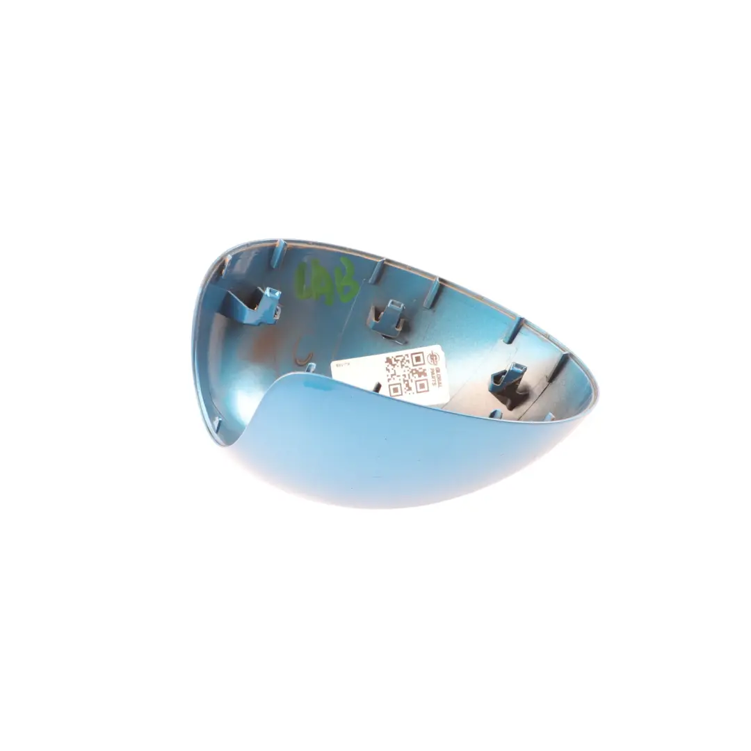 Door Wing Mirror Cover Cap Trim Right O/S Laser Blue - A59 to Mini R55 R56 with Part number 0415376 Mini R55 R56 Door Wing Mirror Cover Cap Trim Right O/S Laser Blue - A59 - SKU 0415376-LAB1 - Part number 0415376