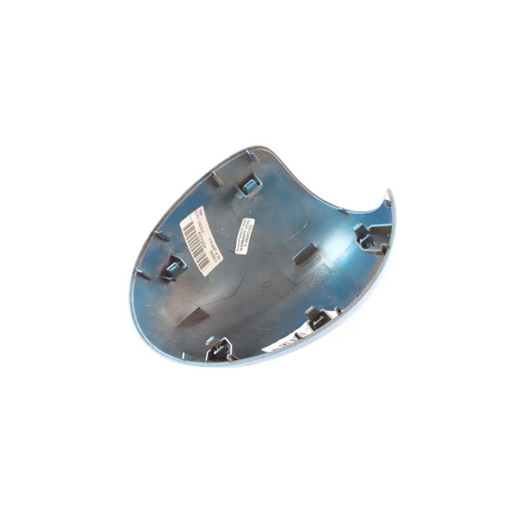Door Wing Mirror Cover Cap Trim Right O/S Laser Blue - A59 to Mini R55 R56 with Part number 0415376 Mini R55 R56 Door Wing Mirror Cover Cap Trim Right O/S Laser Blue - A59 - SKU 0415376-LAB1 - Part number 0415376