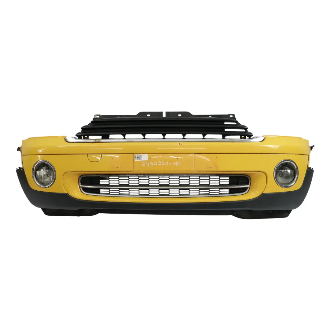 Frontstoßstangenverkleidung Mellow Yellow Gelb - A58 für Mini R55 R56 mit Teilenummer 0430221 Mini R55 R56 Frontstoßstangenverkleidung Mellow Yellow Gelb - A58 - SKU 0430221-MY - Teilenummer 0430221