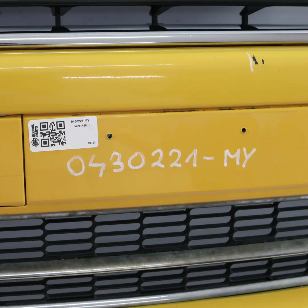 Front Bumper Trim Panel Covering Mellow Yellow - A58 to Mini R55 R56 with Part number 0430221 Mini R55 R56 Front Bumper Trim Panel Covering Mellow Yellow - A58 - SKU 0430221-MY - Part number 0430221