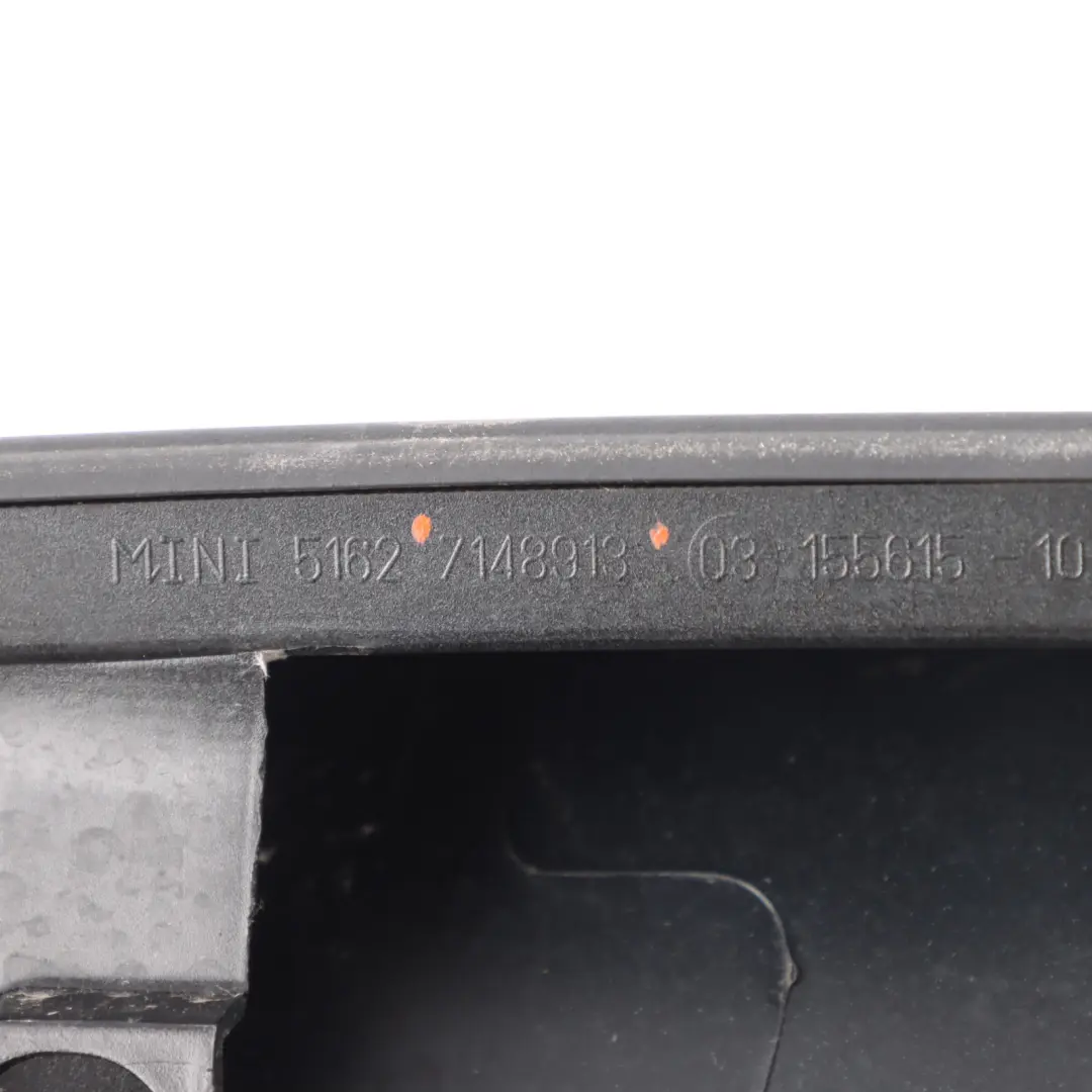 Mini R56 Rear Spoiler Trunk Lid Tailgate Trim Panel Upper Cover Black 7148913 - SKU 0430314-BLK - Part number 0430314