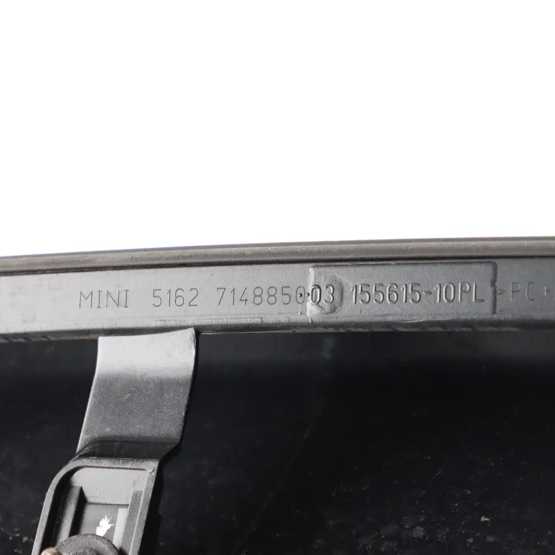Spoiler Panel Rear Boot Trunk Lid Tailgate Black 7148850 to Mini R56 Rear with Part number 0430315 Mini R56 Rear Spoiler Panel Rear Boot Trunk Lid Tailgate Black 7148850 - SKU 0430315-BLK7 - Part number 0430315