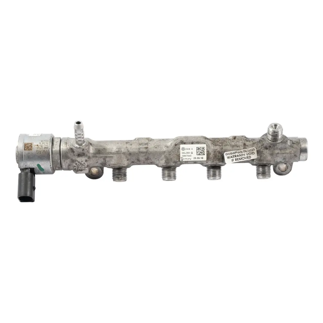 Rail Haute Pression Rail D'Injection Carburant 2.0 TDI DFUA pour Audi Q3 8U à propos du numéro de pièce 04L089G Audi Q3 8U Rail Haute Pression Rail D'Injection Carburant 2.0 TDI DFUA - SKU 04L089G-1 - Numéro de pièce 04L089G