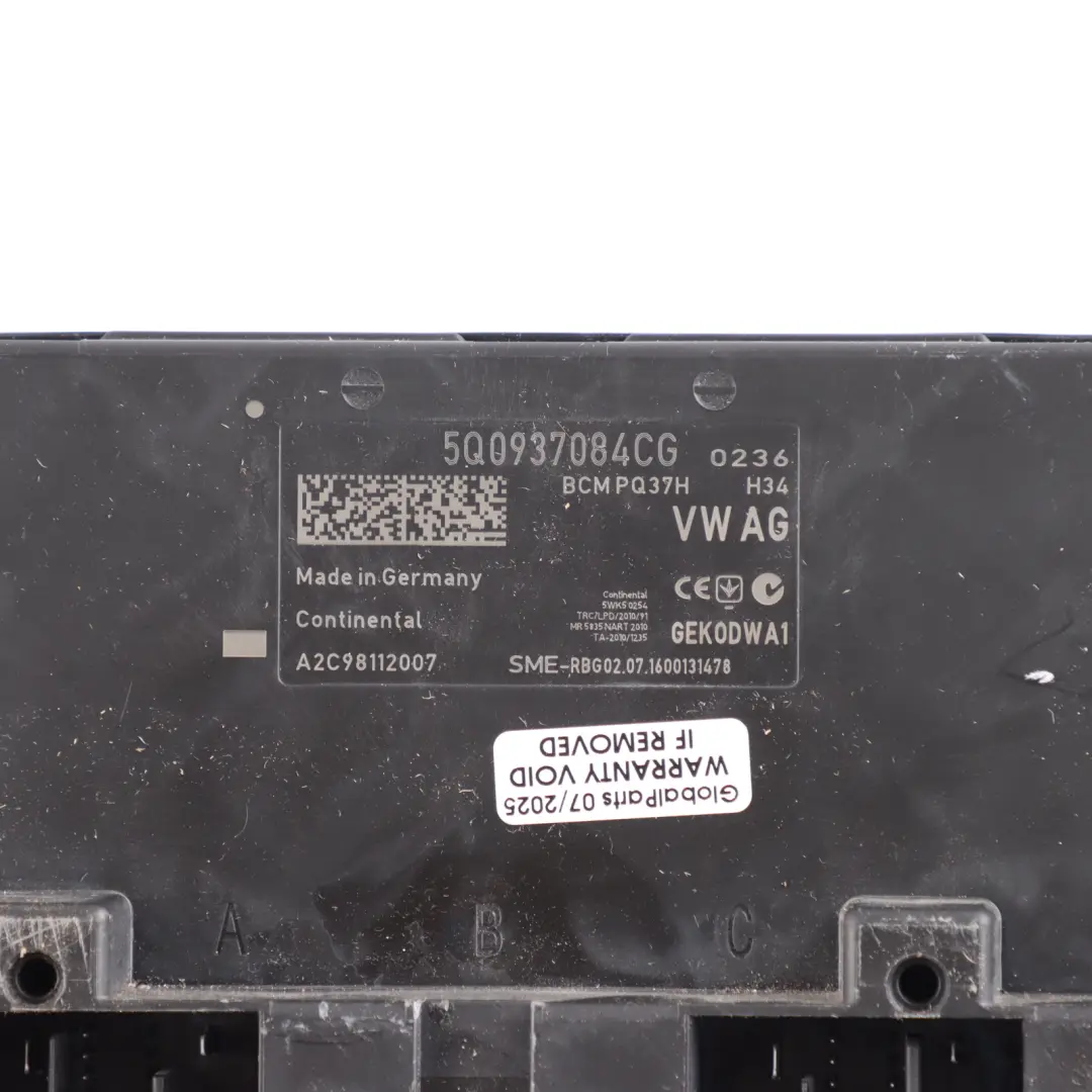 Audi A3 8V 1.6 TDI 110 HP Centralina Motore ECU Kit Manuale - SKU 04L907445B - Numero di parte 04L907445B