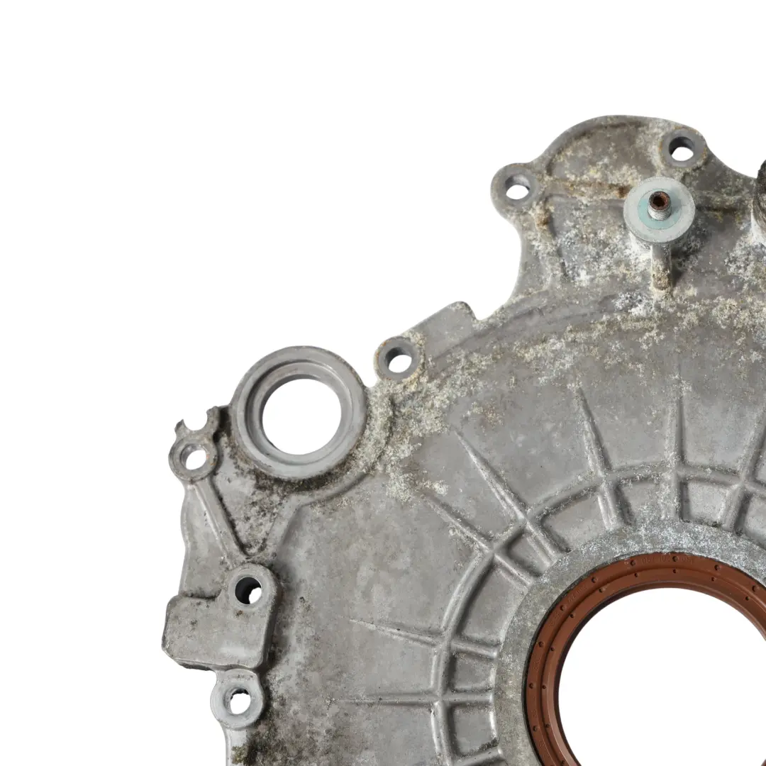 Front Crankshaft Cover Panel Plate 4.2 TDI Diesel 057103153 to Audi A8 D4 Engine with Part number 057103151AA Audi A8 D4 Engine Front Crankshaft Cover Panel Plate 4.2 TDI Diesel 057103153 - SKU 057103151AA - Part number 057103151AA
