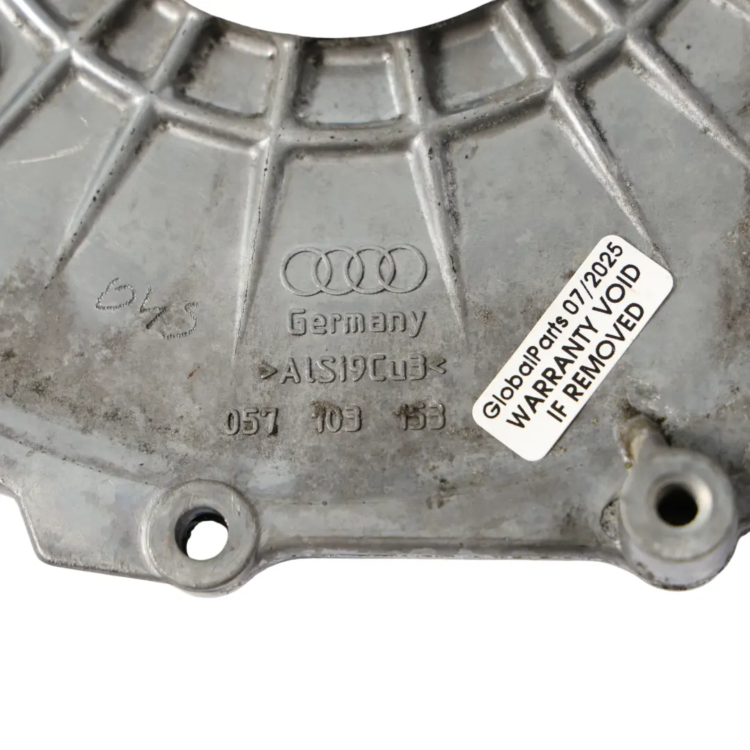 Audi A8 D4 Motor Delantero Cigüeñal Tapa Panel Placa 4.2 TDI Diesel 057103153 - SKU 057103151AA - Número de pieza 057103151AA