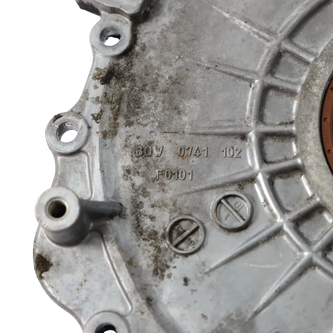 Audi A8 D4 Motor Delantero Cigüeñal Tapa Panel Placa 4.2 TDI Diesel 057103153 - SKU 057103151AA - Número de pieza 057103151AA