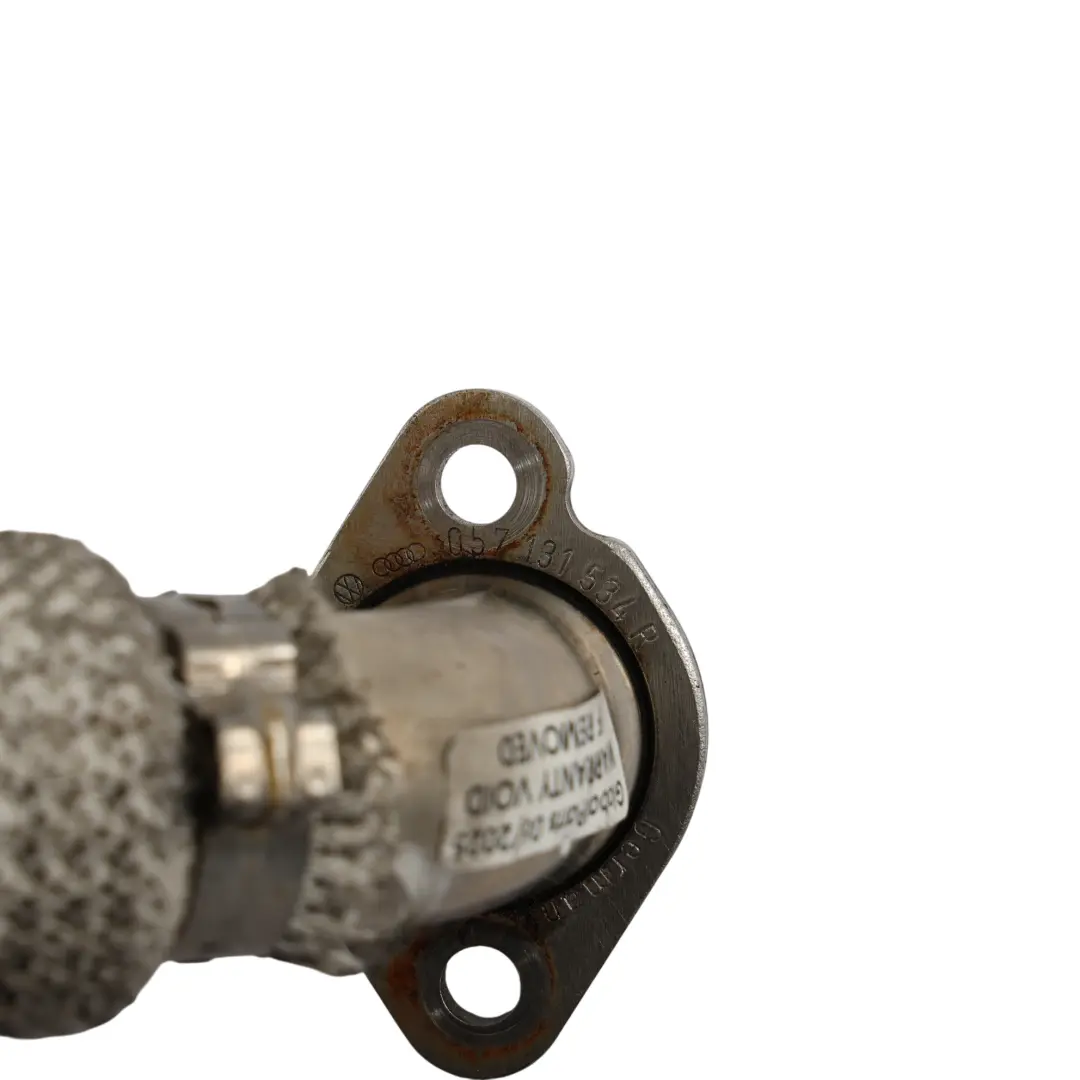 Audi Q7 4L A8 D4 EGR Connecting Pipe Hose Line Tube Right O/S 4.2 TDI - SKU 057131534R - Part number 057131534R