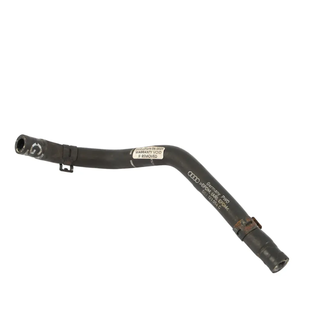 Refrigerante Agua Manguera Tubo Motor para Audi A8 D4 3.0 TDI Diesel con número de pieza 059121054C Audi A8 D4 3.0 TDI Diesel Refrigerante Agua Manguera Tubo Motor - SKU 059121054C - Número de pieza 059121054C