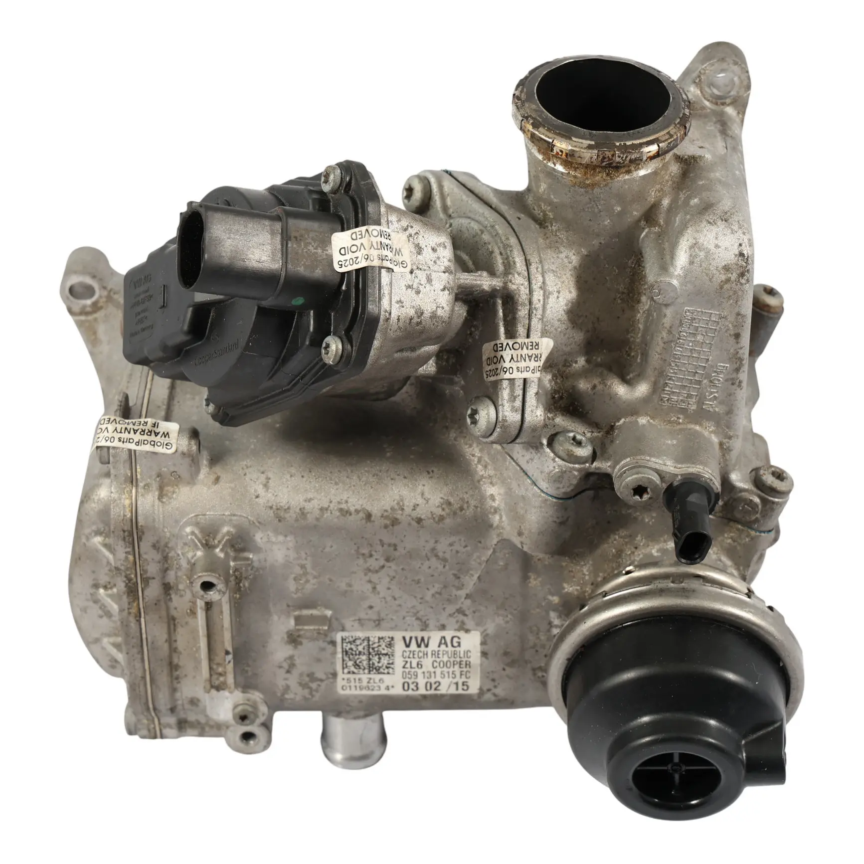 Audi A8 D4 3.0 TDI AGR Ventil Dieselmotor Abgaskühler 059131515EK