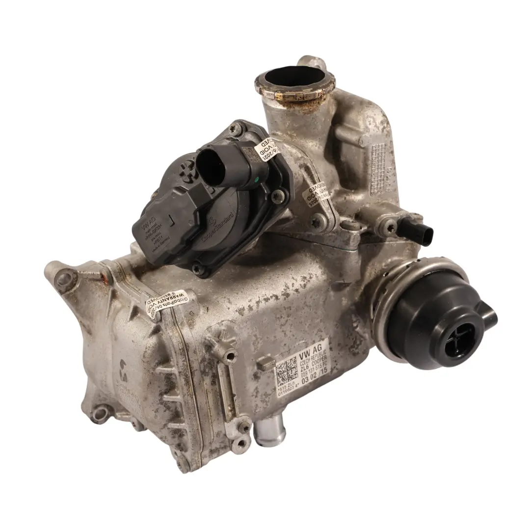 Audi A8 D4 3.0 TDI EGR Valve Diesel Engine Exhaust Cooler - SKU 059131515EK - Part number 059131515EK