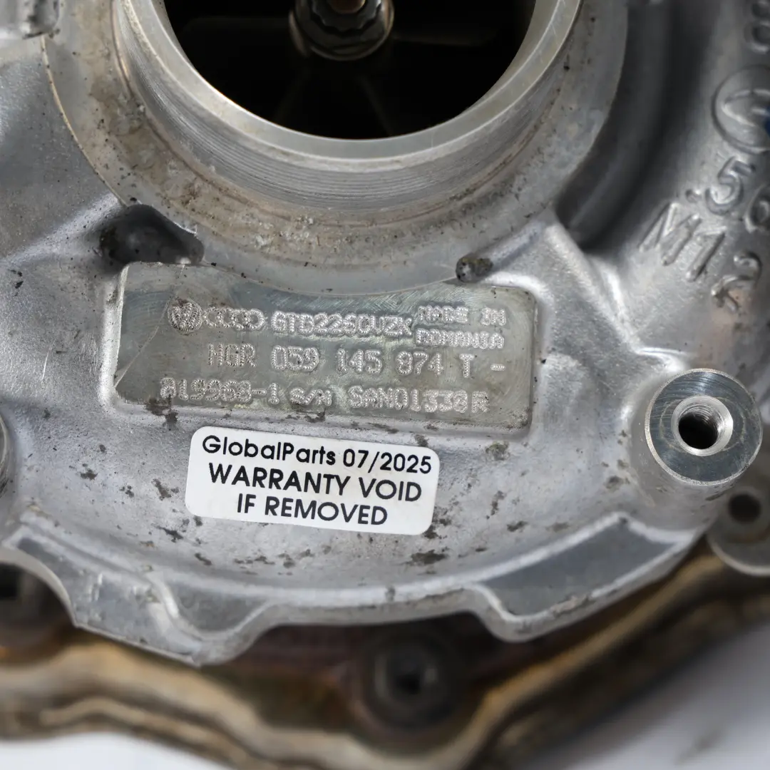 Audi A5 8T A7 4G A8 D4 Turbocompresseur Honeywell 3.0 TDI 059145874L - SKU 059145874T - Numéro de pièce 059145874T