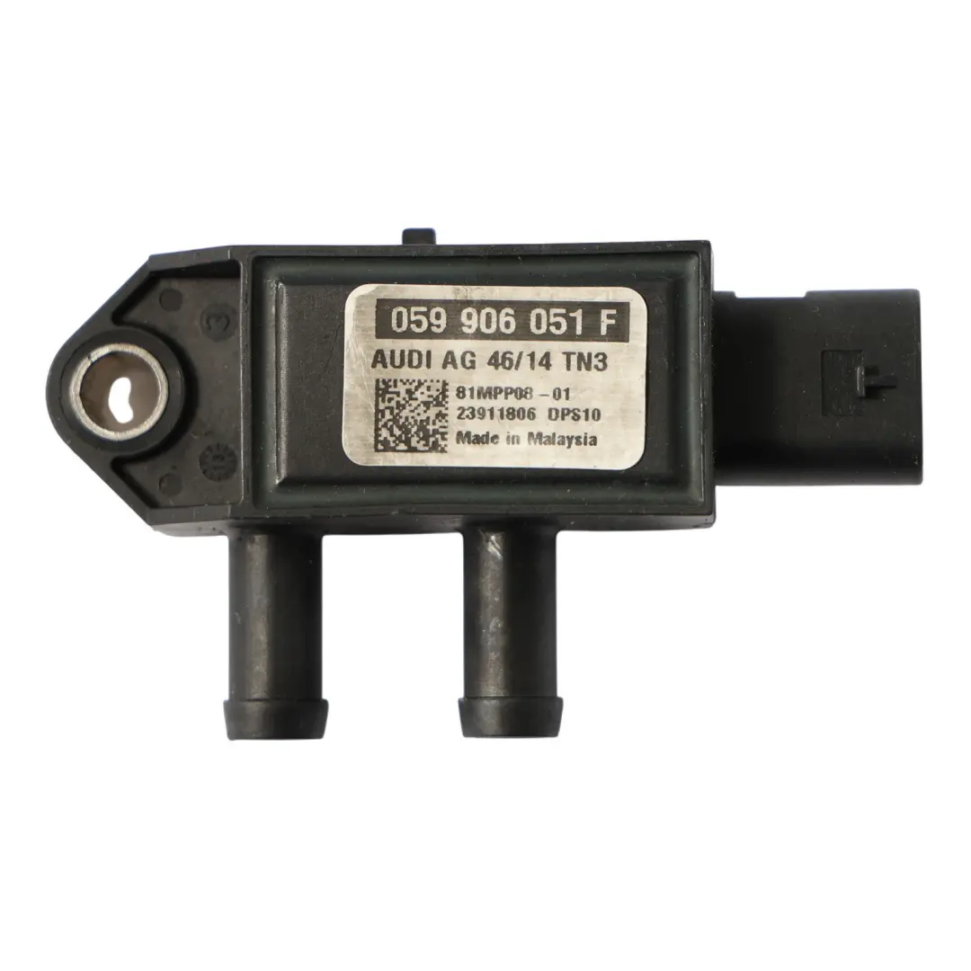 Audi A4 B8 A6 C6 A8 D4 DPF Exhaust Pressure Sensor Unit Diesel TDI 059906051A - SKU 059906051F - Part number 059906051F
