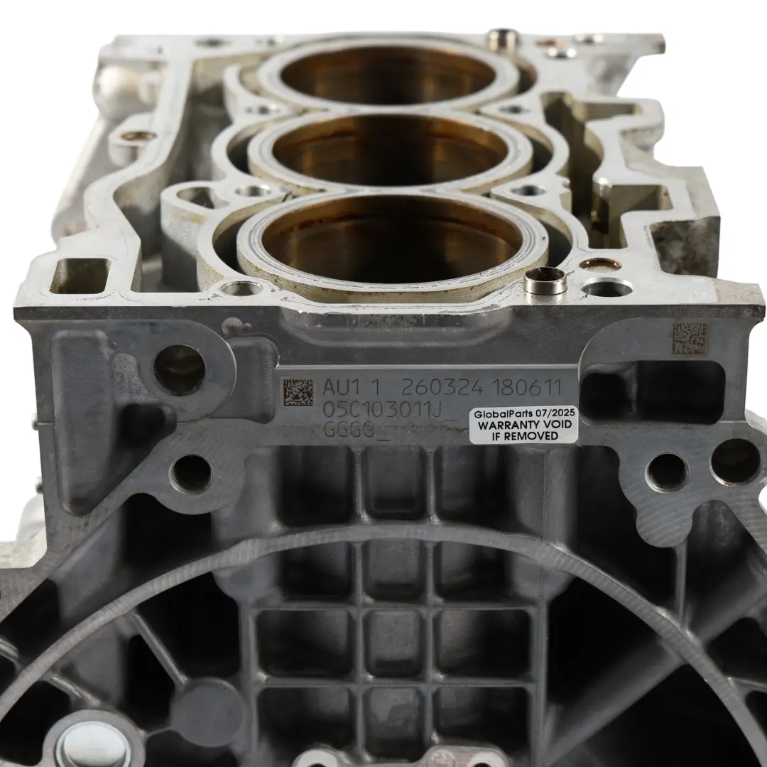 Desnudo Bloque Motor Bloque Cilindro 1.0 TSI Gasolina 05C103011J para Seat Ibiza FR con número de pieza 05C103023E Seat Ibiza FR Desnudo Bloque Motor Bloque Cilindro 1.0 TSI Gasolina 05C103011J - SKU 05C103023E - Número de pieza 05C103023E