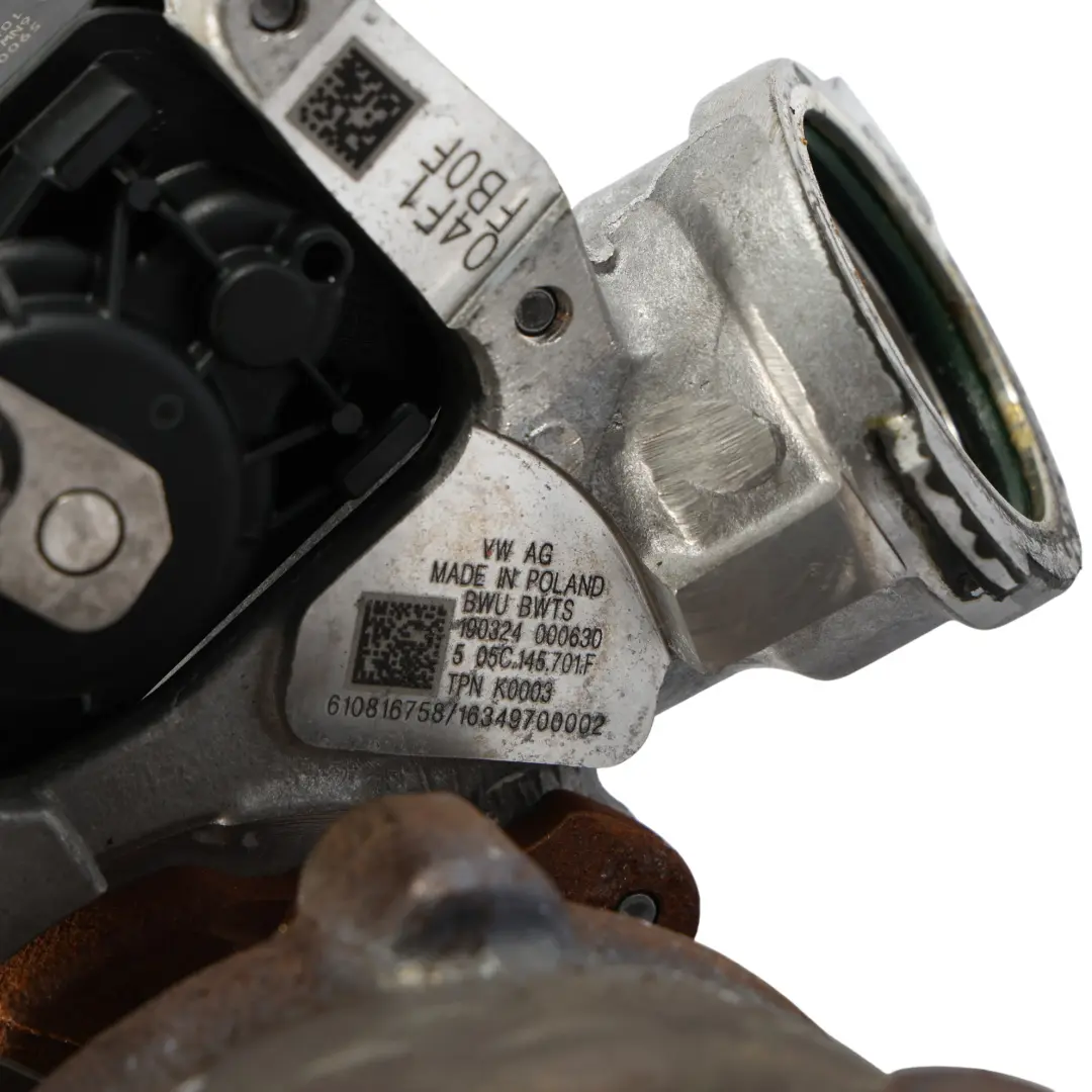 Turbocharger Turbo Charger 1.0 TSI Petrol to Audi A1 GB Seat Ibiza FR with Part number 05C145701F Audi A1 GB Seat Ibiza FR Turbocharger Turbo Charger 1.0 TSI Petrol - SKU 05C145701F - Part number 05C145701F