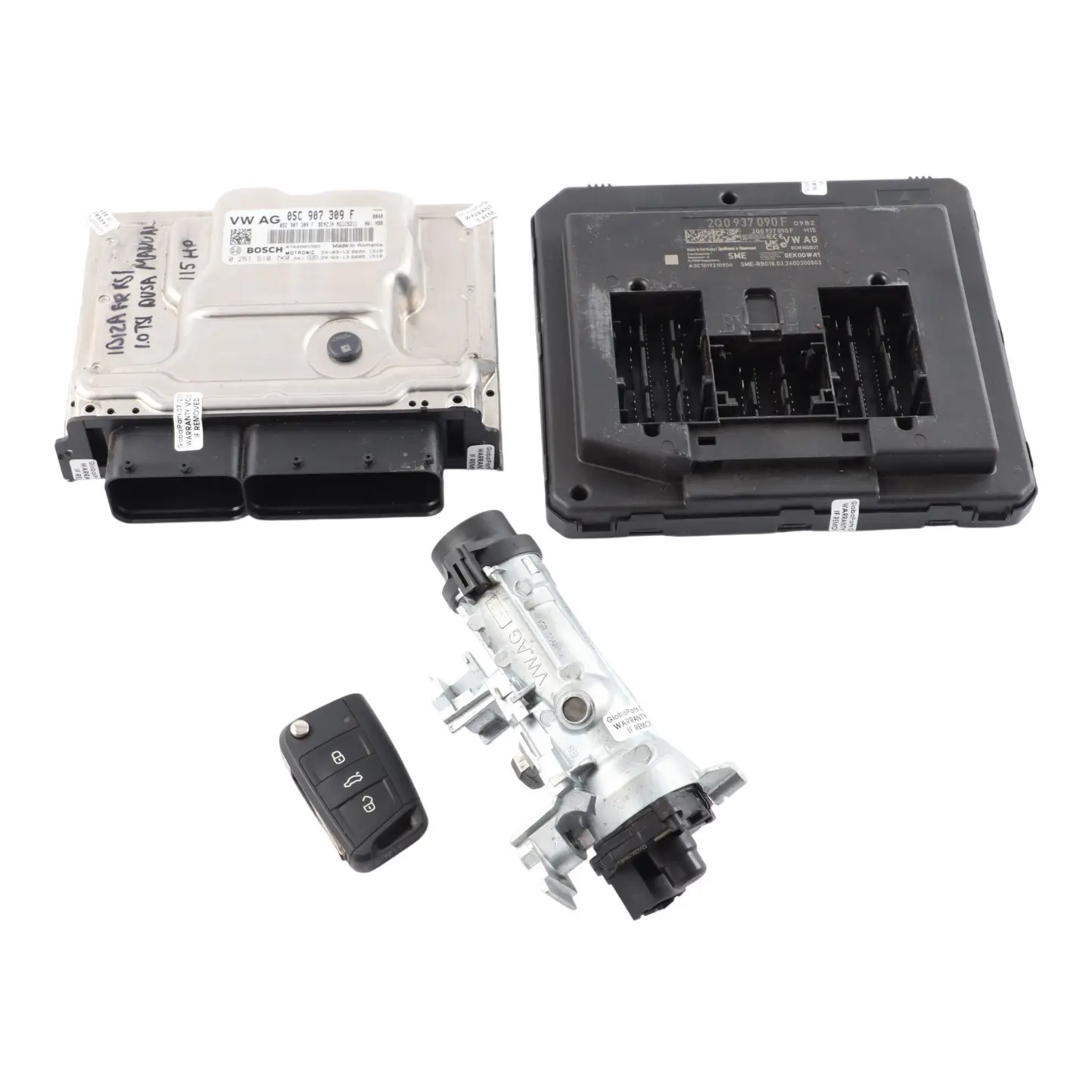 Seat Ibiza 6J FR 1.0 TSI DUSA 115HP Engine Control ECU Kit 05C907309F Manual