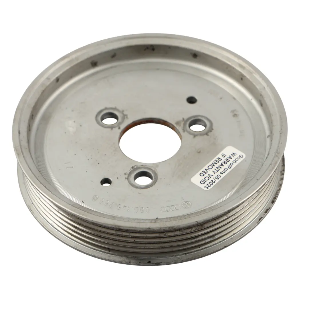 Steering Belt Drive Pulley Wheel 2.0 TFSI Petrol to Audi A6 C6 Power with Part number 06D145255B Audi A6 C6 Power Steering Belt Drive Pulley Wheel 2.0 TFSI Petrol - SKU 06D145255B - Part number 06D145255B
