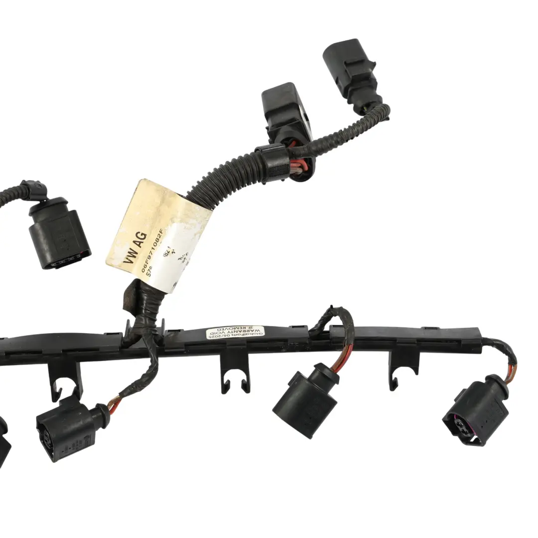 Benzin Einspritz Düsen Kabel Baum für Audi TT 8J 2.0 TFSI mit Teilenummer 06F971082F Audi TT 8J 2.0 TFSI Benzin Einspritz Düsen Kabel Baum - SKU 06F971082F-1 - Teilenummer 06F971082F