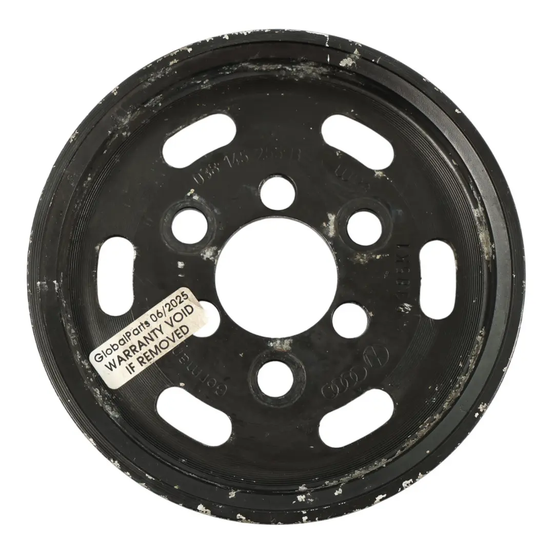Steering Pump Pulley Wheel 06H145255B to Audi A4 B7 Q5 8R Power with Part number 06H145255E Audi A4 B7 Q5 8R Power Steering Pump Pulley Wheel 06H145255B - SKU 06H145255E - Part number 06H145255E