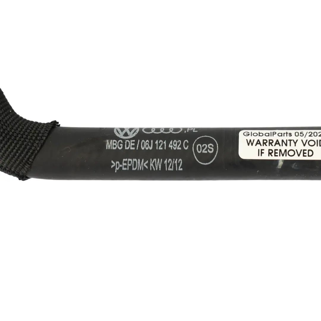 1Z 2.0 TSI Manguera Refrigerante Agua Turbocompresor para Skoda Octavia RS con número de pieza 06J121492C Skoda Octavia RS 1Z 2.0 TSI Manguera Refrigerante Agua Turbocompresor - SKU 06J121492C - Número de pieza 06J121492C