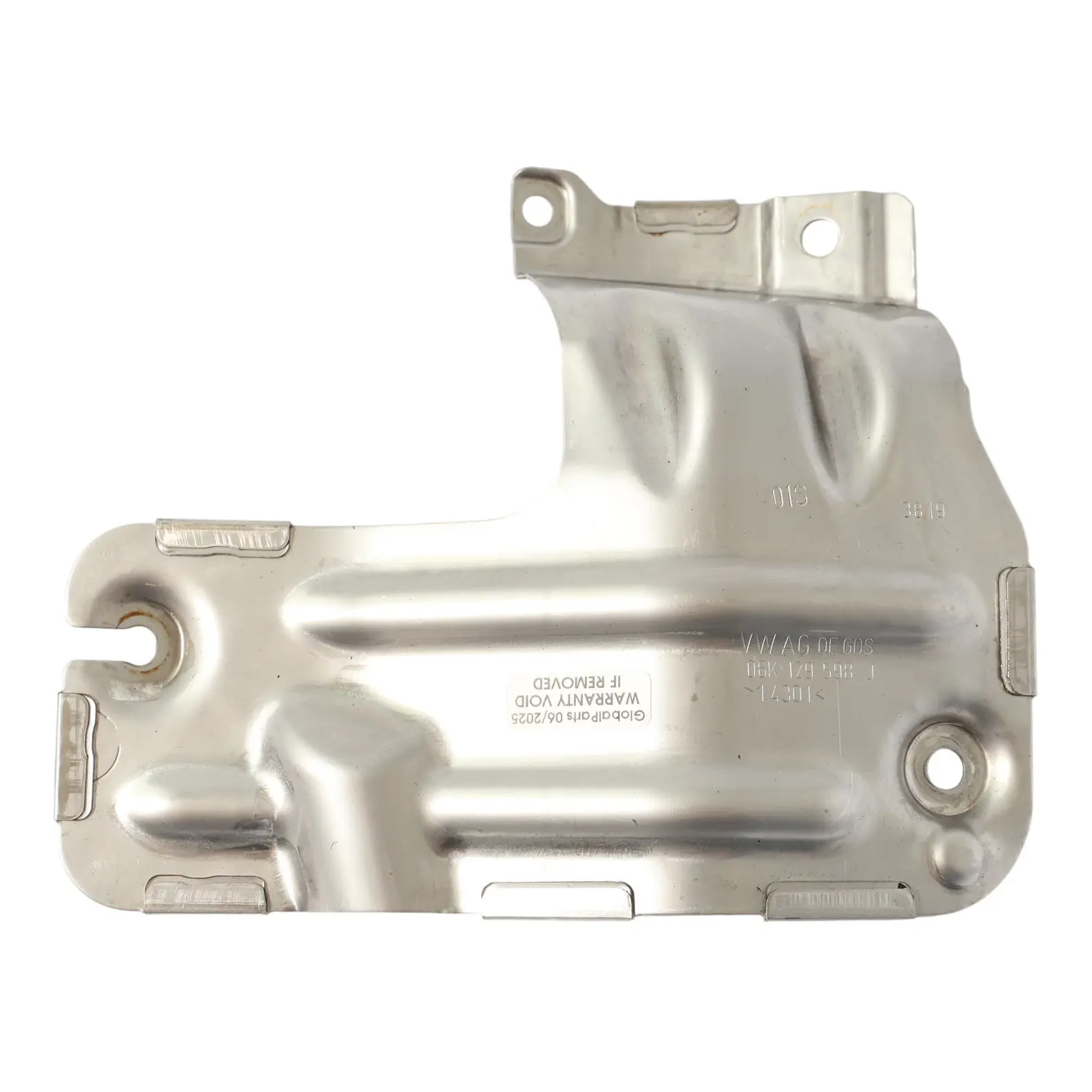 Audi A3 S3 8V 2.0 TFSI Auspuff Krümmer Hitzeschild Abdeckung 06K129598J