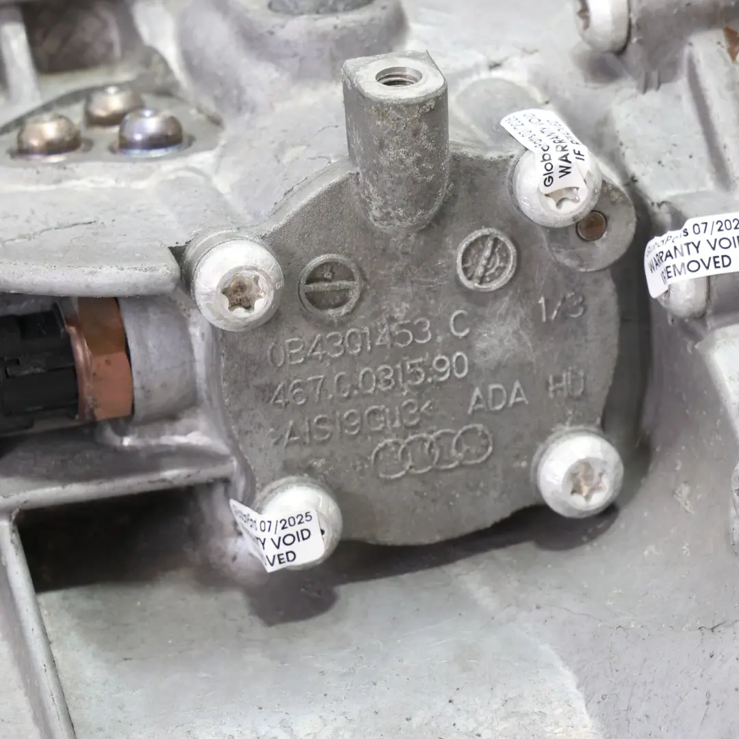 Audi A4 B8 1.8 TFSI Schalt Getriebe 6 Gang LLV GARANTIE - SKU 0B1300027E - Teilenummer 0B1300027E