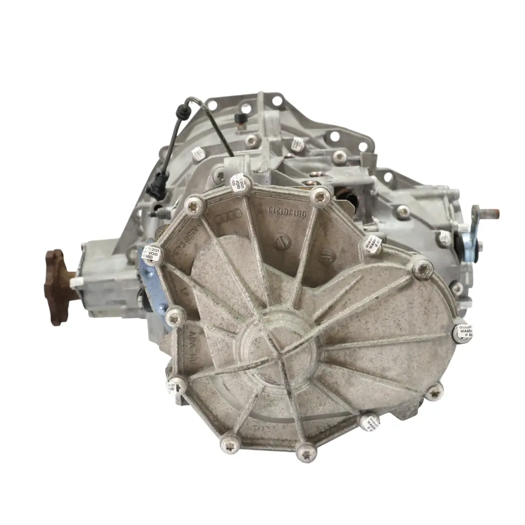 Gearbox Transmission 6 Speed LLV WARRANTY to Audi A4 B8 1.8 TFSI Manual with Part number 0B1300027E Audi A4 B8 1.8 TFSI Manual Gearbox Transmission 6 Speed LLV WARRANTY - SKU 0B1300027E - Part number 0B1300027E