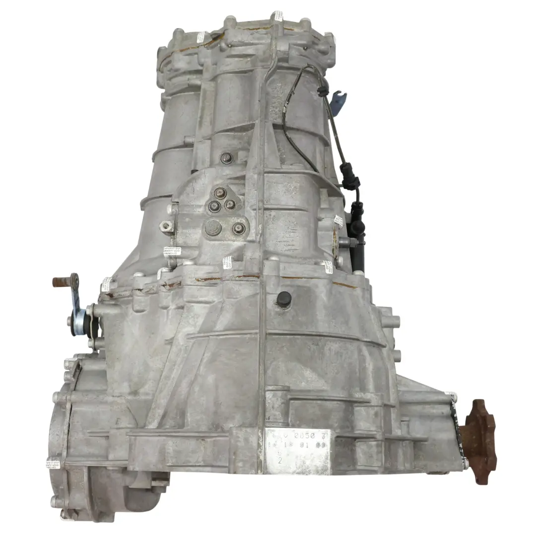 Gearbox Transmission 6 Speed LLV WARRANTY to Audi A4 B8 1.8 TFSI Manual with Part number 0B1300027E Audi A4 B8 1.8 TFSI Manual Gearbox Transmission 6 Speed LLV WARRANTY - SKU 0B1300027E - Part number 0B1300027E