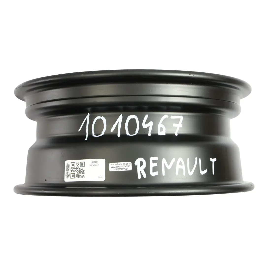 Llanta De Acero Negra 4X100 5,5J ET:36 para Renault Trafic Opel Vivaro con número de pieza 1010467 Renault Trafic Opel Vivaro Llanta De Acero Negra 4X100 5,5J ET:36 - SKU 1010467 - Número de pieza 1010467