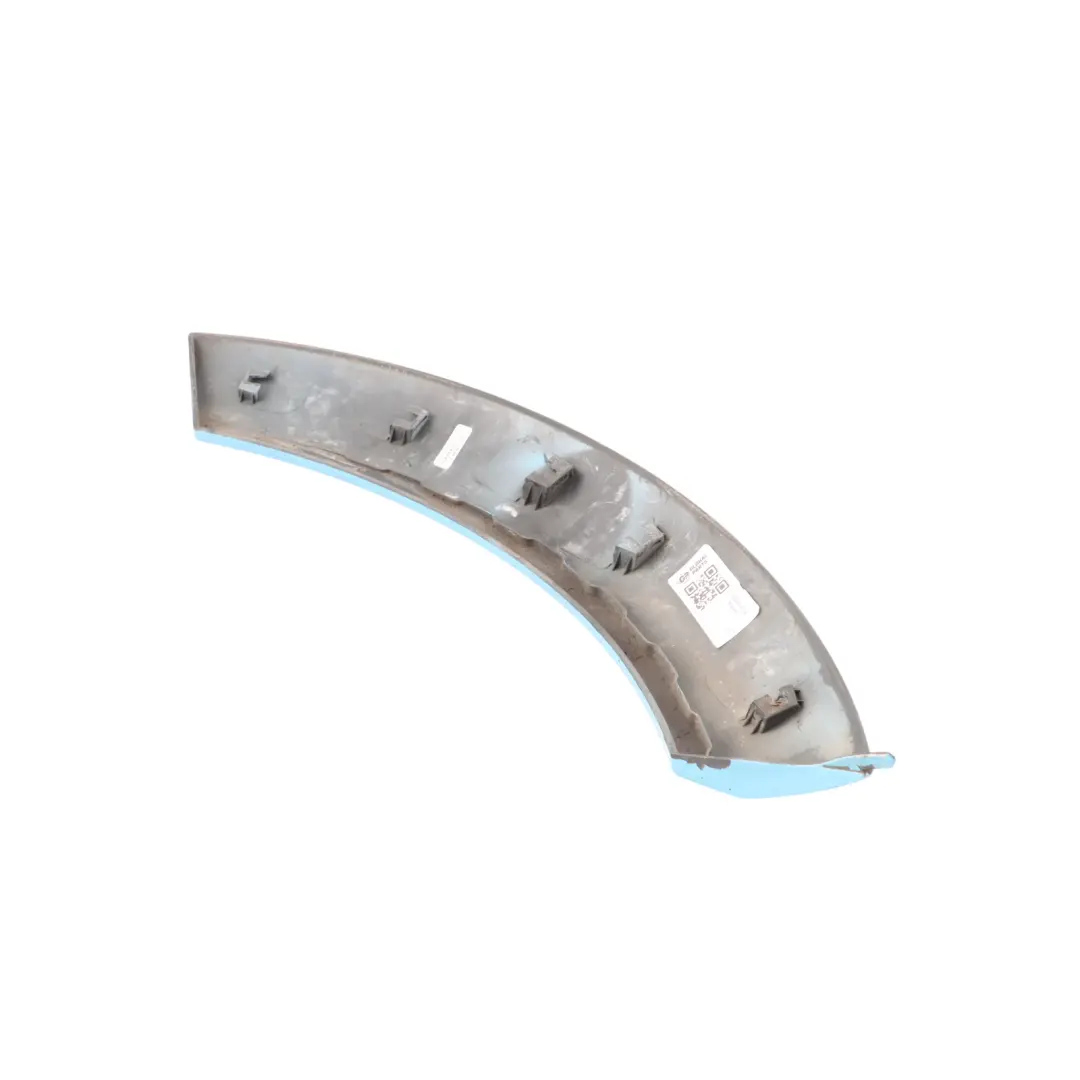 Arch Trim Cover Front Left N/S Electric Blue - 870 to Mini R50 R53 Wheel with Part number 1505867 Mini R50 R53 Wheel Arch Trim Cover Front Left N/S Electric Blue - 870 - SKU 1505867-ELB - Part number 1505867