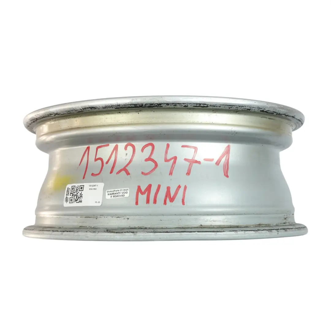 Mini Cooper One R50 R52 Argento Cerchio in lega 15" 5,5J ET:45 a 8 razze 82 - SKU 1512347-1 - Numero di parte 1512347