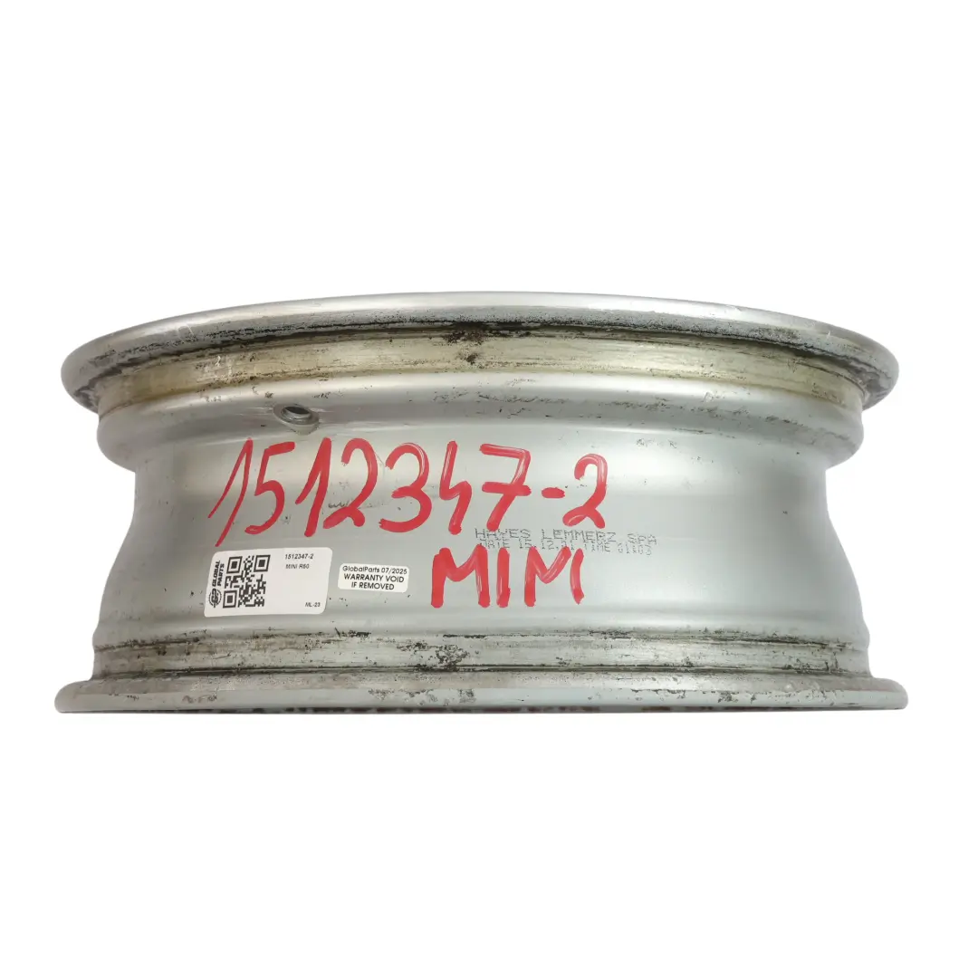 Mini Cooper One R50 R52 Llanta De Aluminio lateada 15" 5,5J ET:45 8 radios 82 - SKU 1512347-2 - Número de pieza 1512347