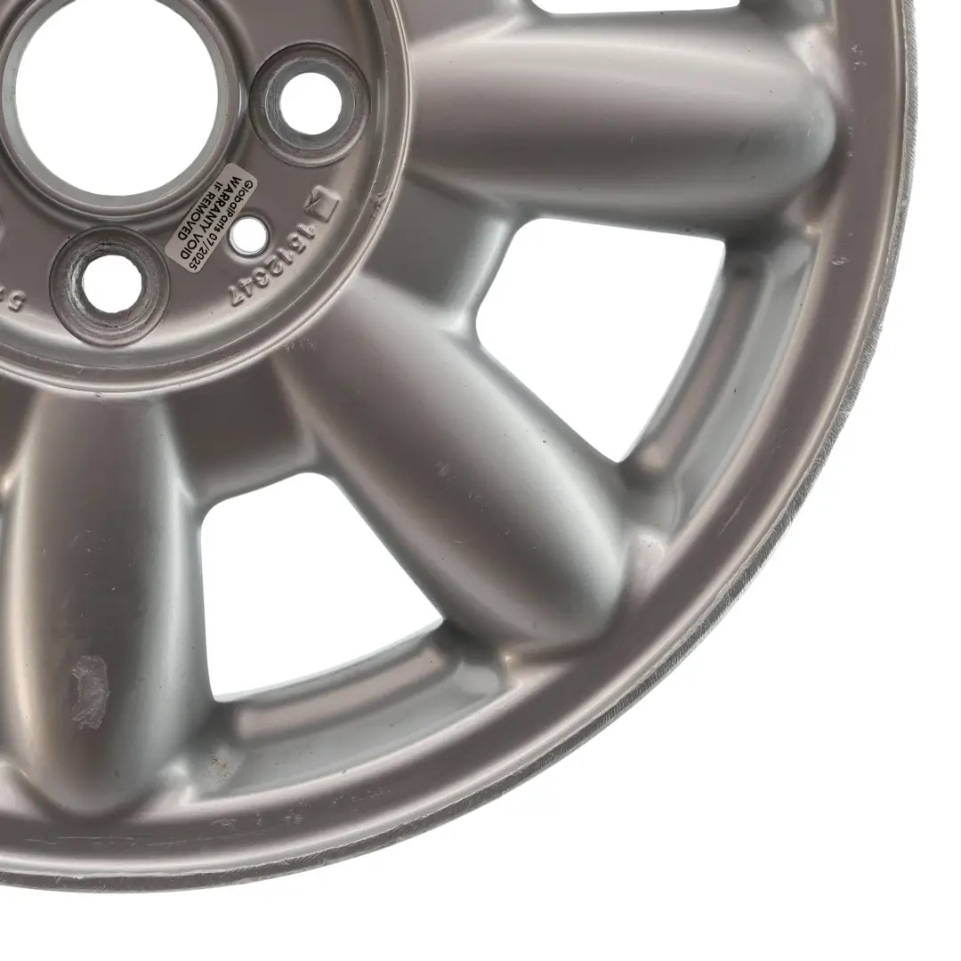 Mini Cooper One R50 R52 Silver Wheel Alloy Rim 15" 5,5J ET:45 8-Spoke 82 - SKU 1512347-2 - Part number 1512347