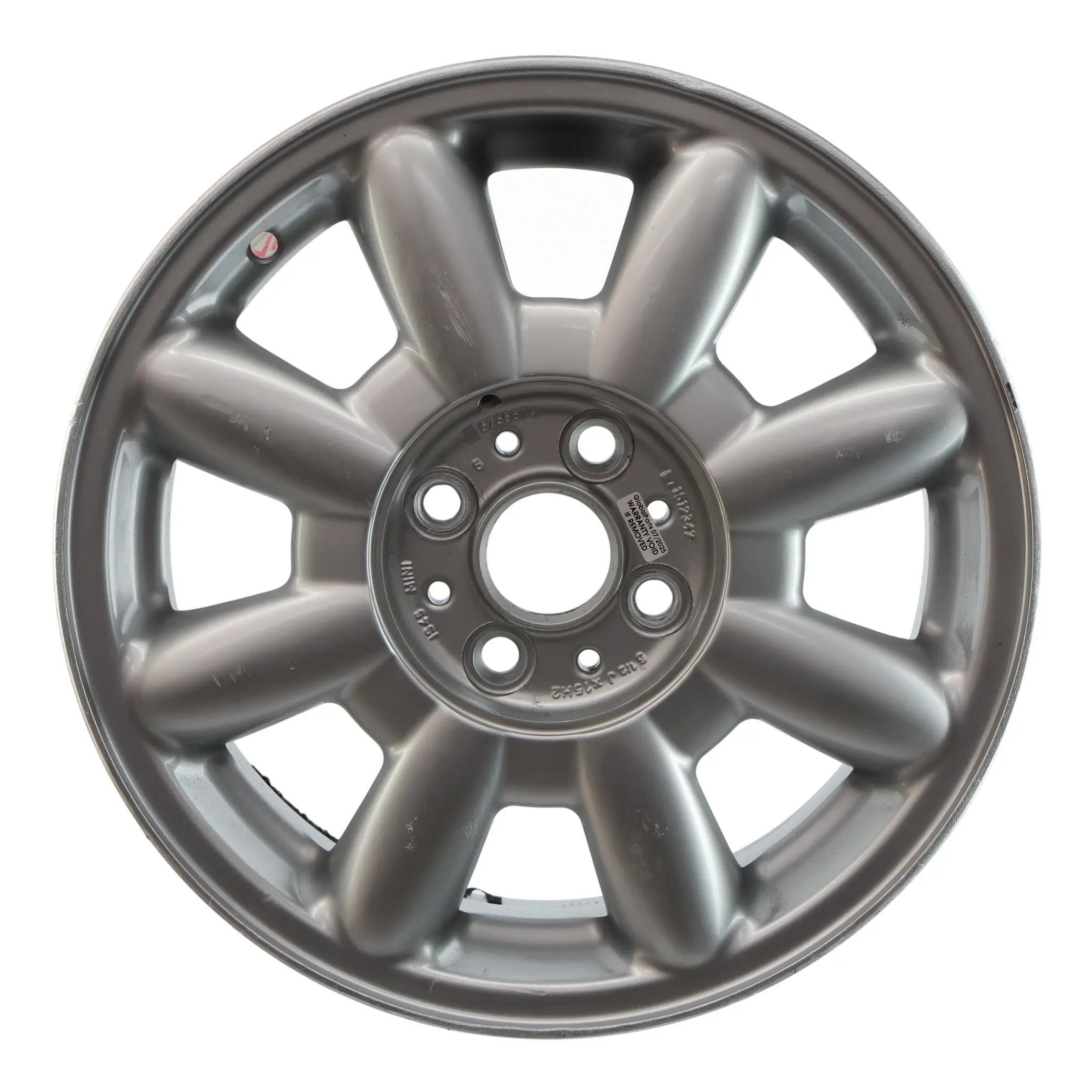 Mini Cooper One R50 R52 Silver Wheel Alloy Rim 15" 5,5J ET:45 8-Spoke 82