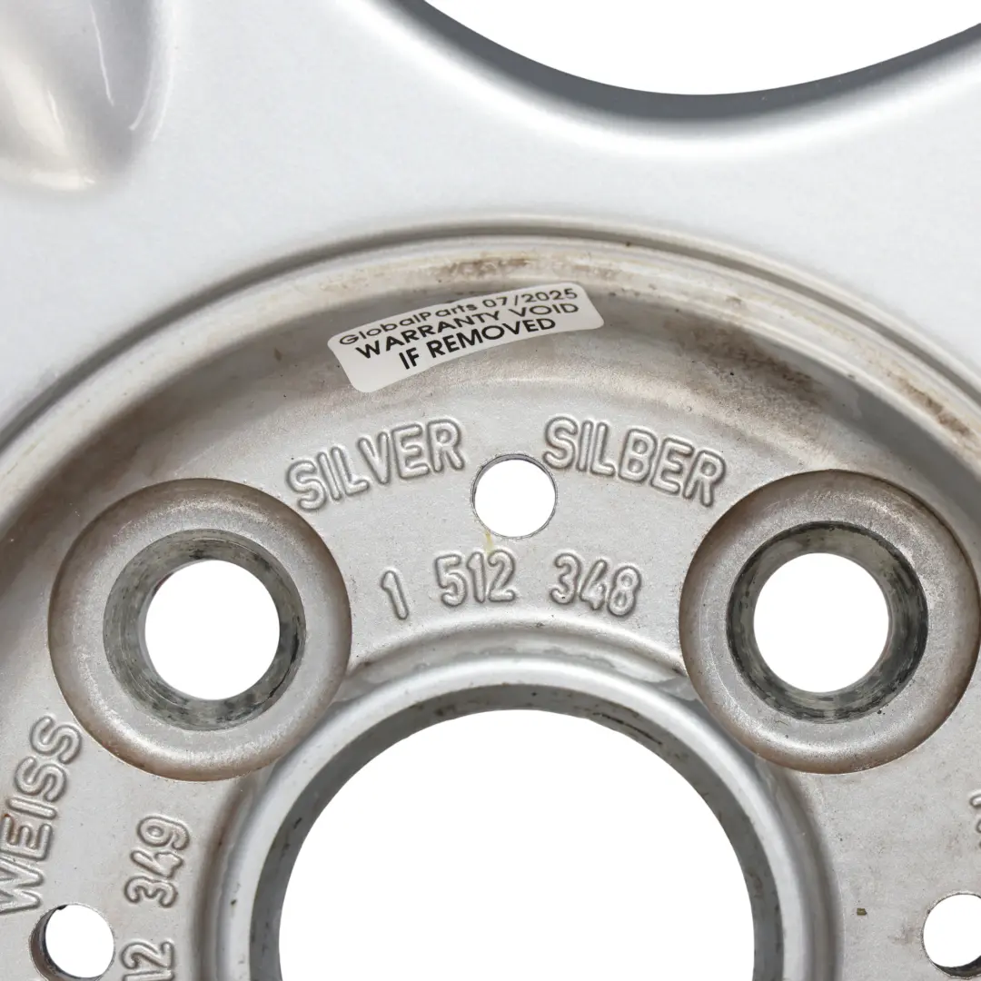 Mini Cooper One R50 R52 Silver Wheel Alloy Rim 16 6,5J ET:48 5-Spider Spoke 83 - SKU 1512348-1 - Part number 1512348