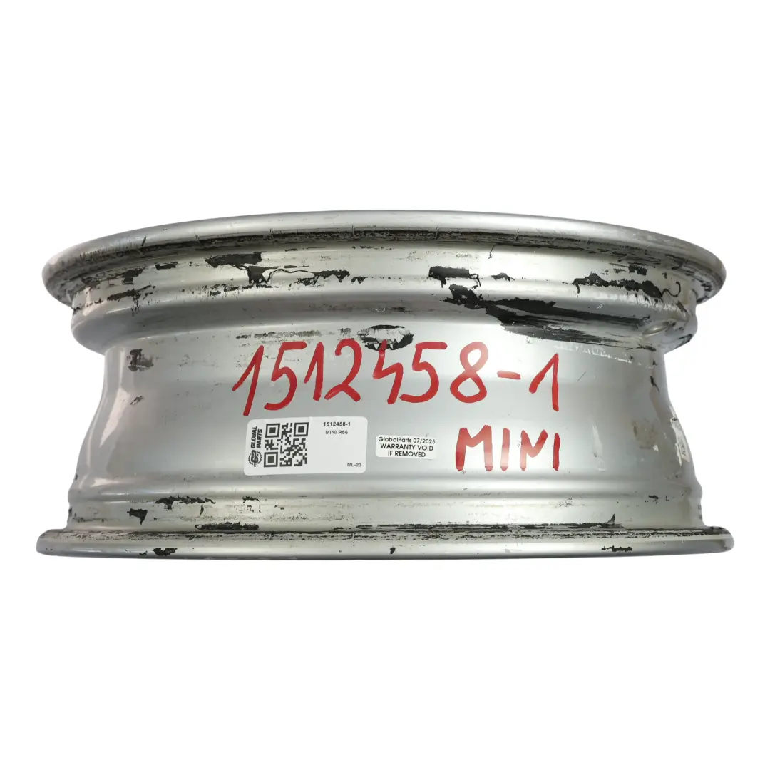Mini Cooper R50 R56 Argent Alliage 15" 5,5J ET:45 Roue 7 Trou 81 - SKU 1512458-1 - Numéro de pièce 1512458