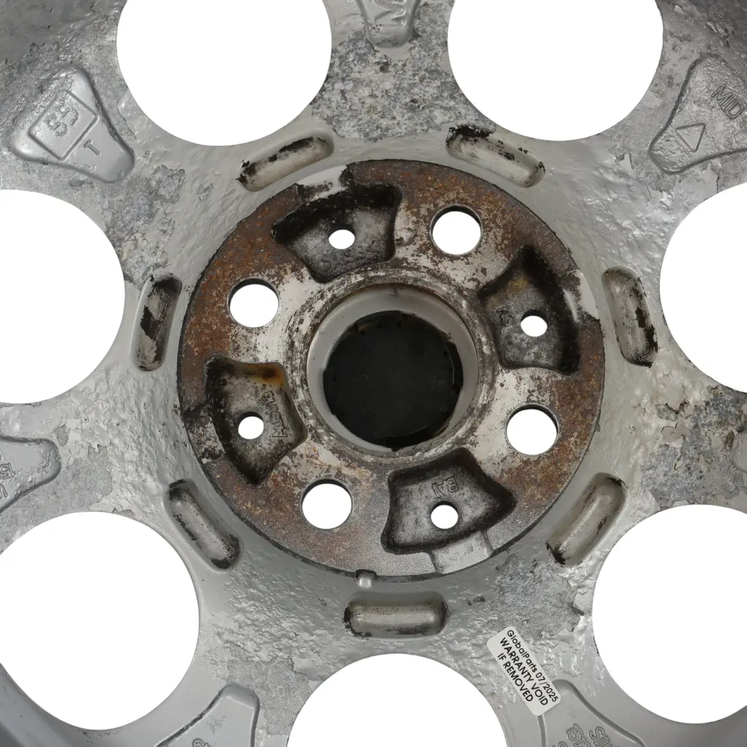 Mini Cooper One R50 R55 R56 R57 Silver Wheel Alloy Rim 15" 5,5J ET:45 7-Hole 81 - SKU 1512458-2 - Part number 1512458