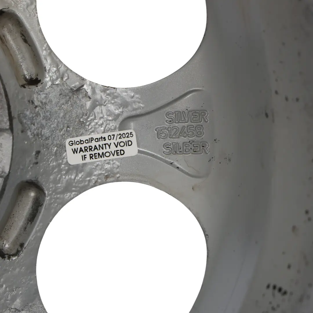 Mini Cooper One R50 R55 R56 R57 Silver Wheel Alloy Rim 15" 5,5J ET:45 7-Hole 81 - SKU 1512458-2 - Part number 1512458