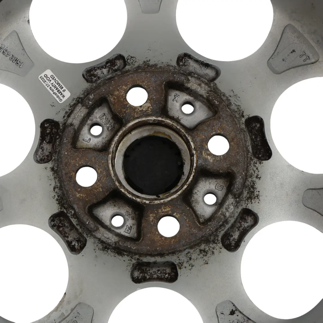 Mini Cooper One R50 R55 R56 R57 Silver Wheel Alloy Rim 15" 5,5J ET:45 7-Hole 81 - SKU 1512458-5 - Part number 1512458