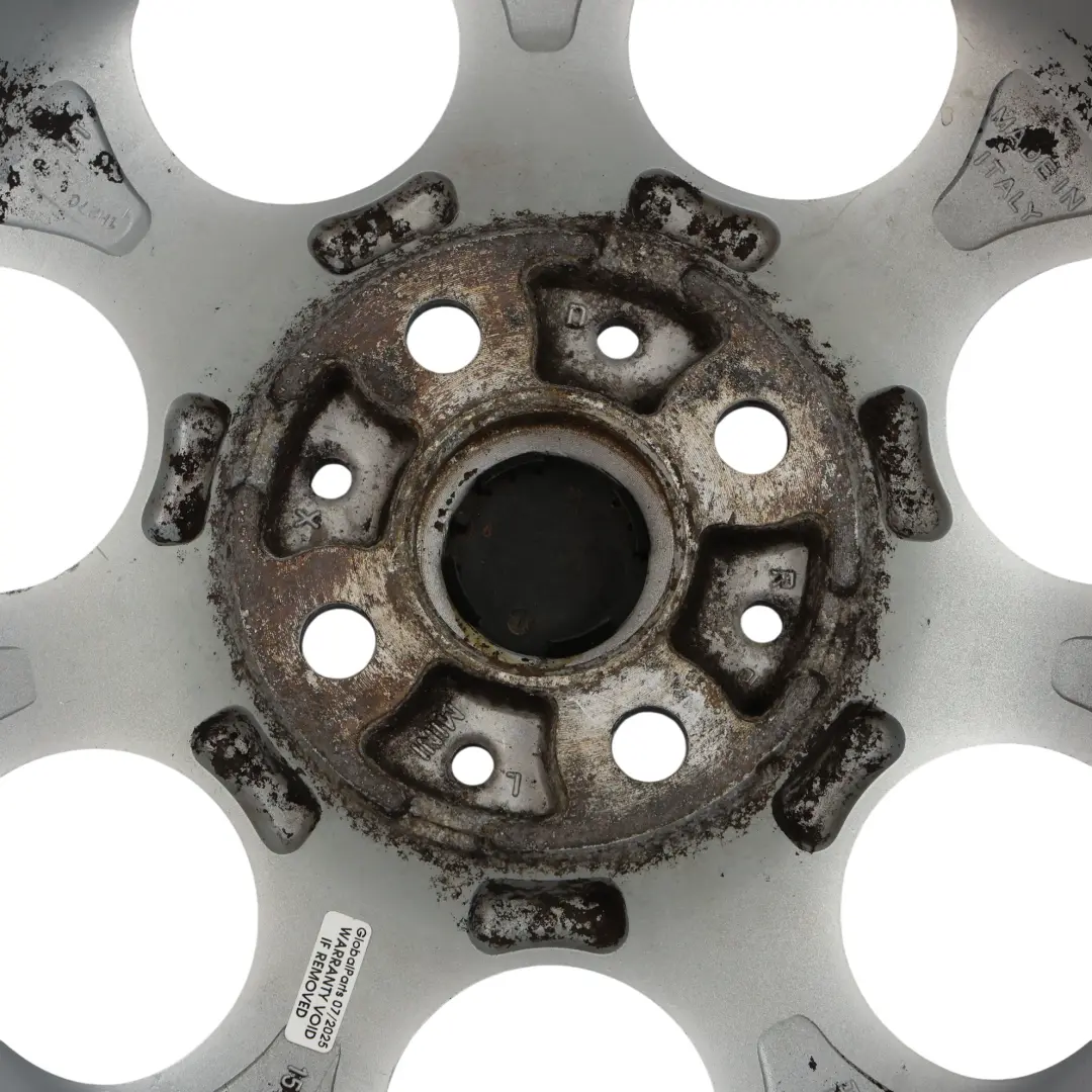 Mini Cooper One R50 R55 R56 R57 Silver Wheel Alloy Rim 15" 5,5J ET:45 7-Hole 81 - SKU 1512458-9 - Part number 1512458