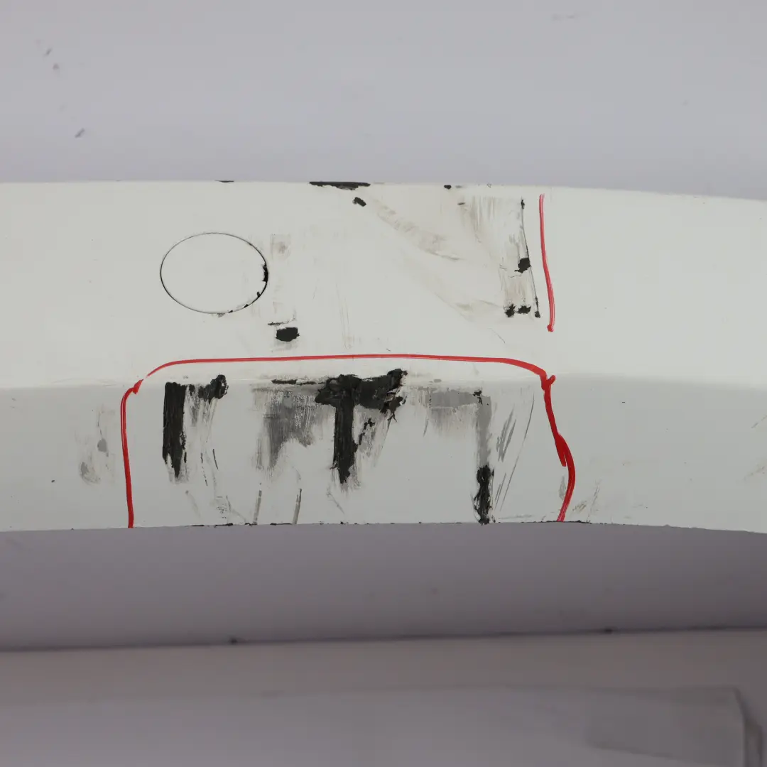 Bumper Trim Panel Rear Cover Frozen White - Z2 to Ford Transit Connect with Part number 1923652 Ford Transit Connect Bumper Trim Panel Rear Cover Frozen White - Z2 - SKU 1923652-FW - Part number 1923652