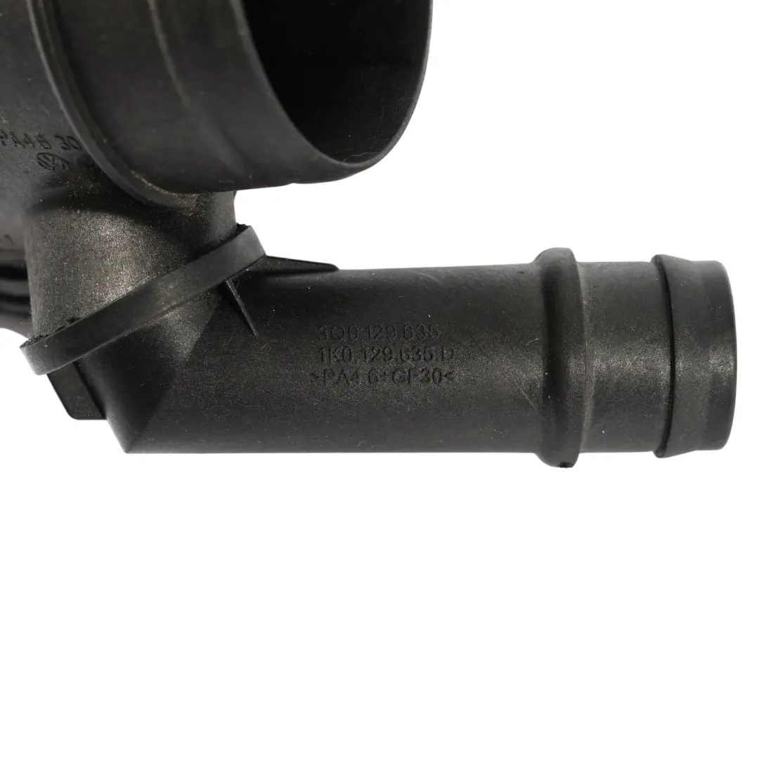 Intake Pipe Hose Line Tube Connector to Audi Q3 8U Air with Part number 1K0129635D Audi Q3 8U Air Intake Pipe Hose Line Tube Connector - SKU 1K0129635D - Part number 1K0129635D
