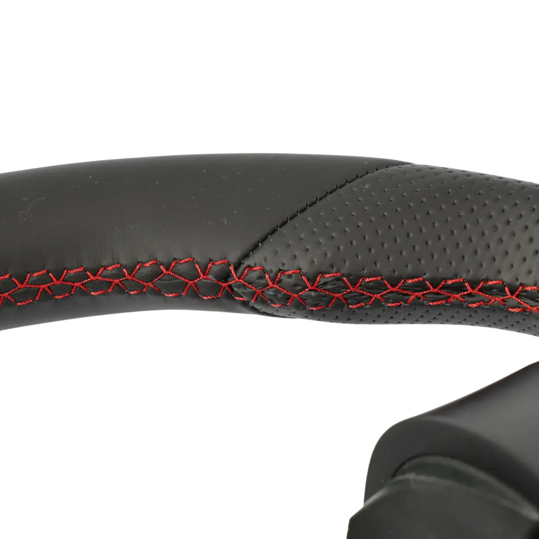 Mk5 GTI Steering Wheel NEW Black Leather Flat Bottom to Volkswagen Golf with Part number 1K0419091CA Volkswagen Golf Mk5 GTI Steering Wheel NEW Black Leather Flat Bottom - SKU 1K0419091CA-1 - Part number 1K0419091CA