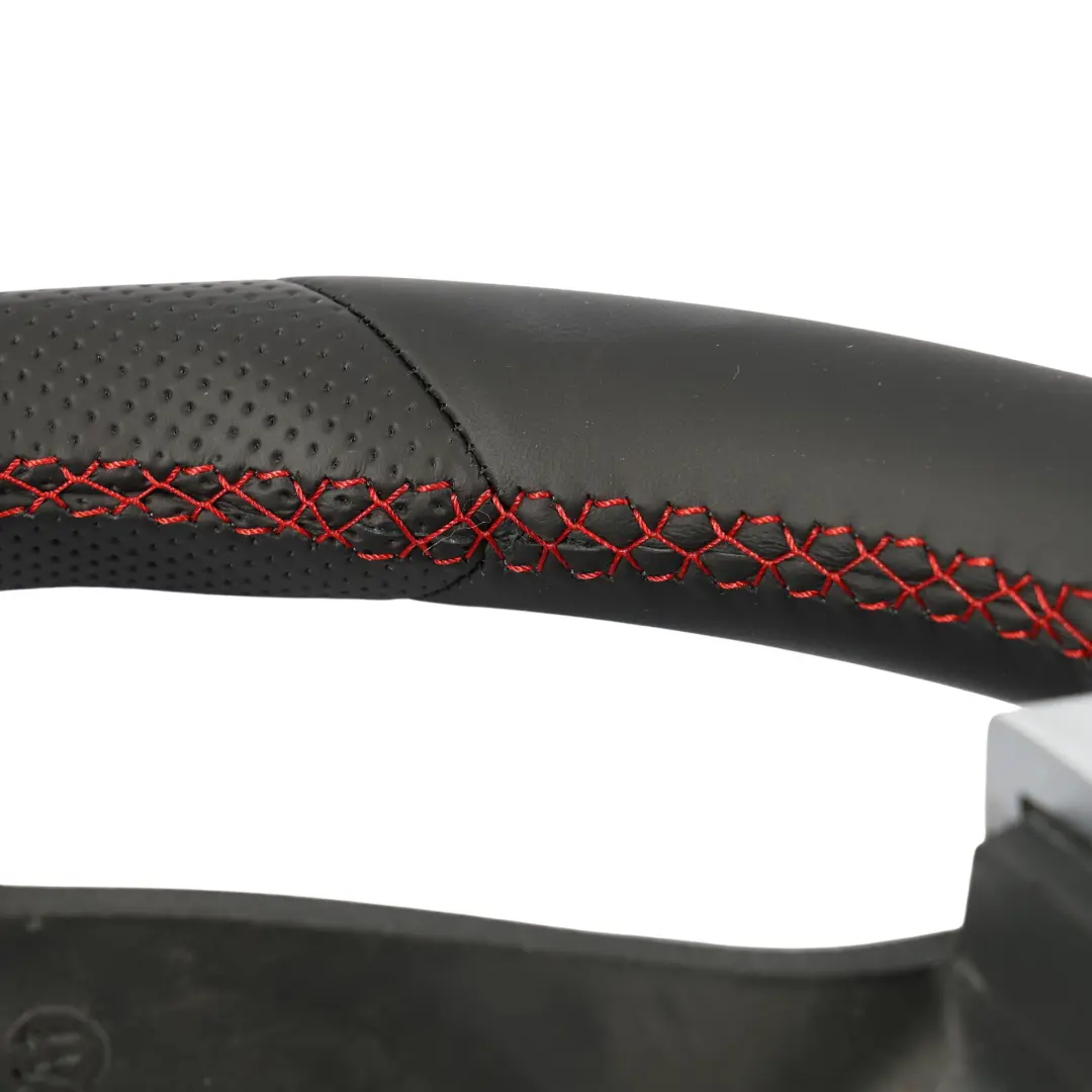 Mk5 GTI Steering Wheel NEW Black Leather Flat Bottom to Volkswagen Golf with Part number 1K0419091CA Volkswagen Golf Mk5 GTI Steering Wheel NEW Black Leather Flat Bottom - SKU 1K0419091CA-1 - Part number 1K0419091CA