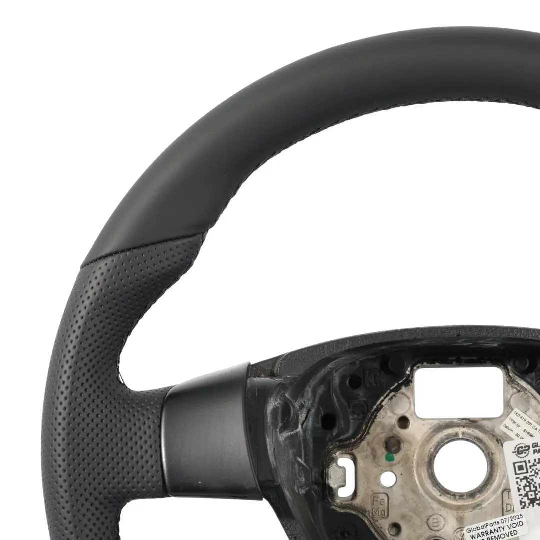 Volkswagen Golf Mk5 GTI Steering Wheel NEW Black Leather Flat Bottom - SKU 1K0419091CA-2 - Part number 1K0419091CA