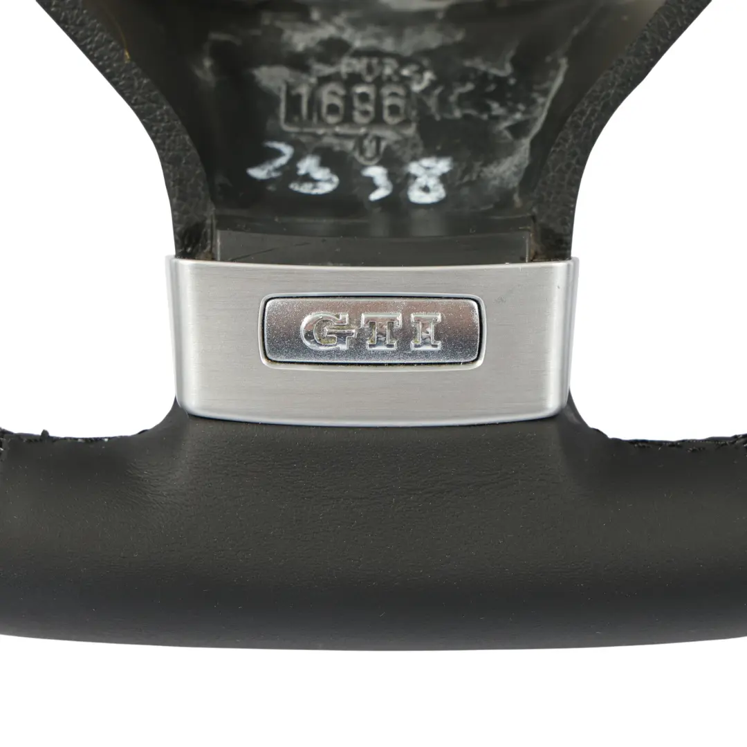 Volkswagen Golf Mk5 GTI Steering Wheel NEW Black Leather Flat Bottom - SKU 1K0419091CA-2 - Part number 1K0419091CA
