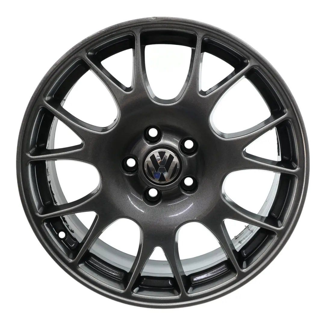 VW Volkswagen Golf Mk5 Mk6 Llanta De Aleación Gris 18" ET:51 7,5J - SKU 1K0601025AT-2 - Número de pieza 1K0601025AT