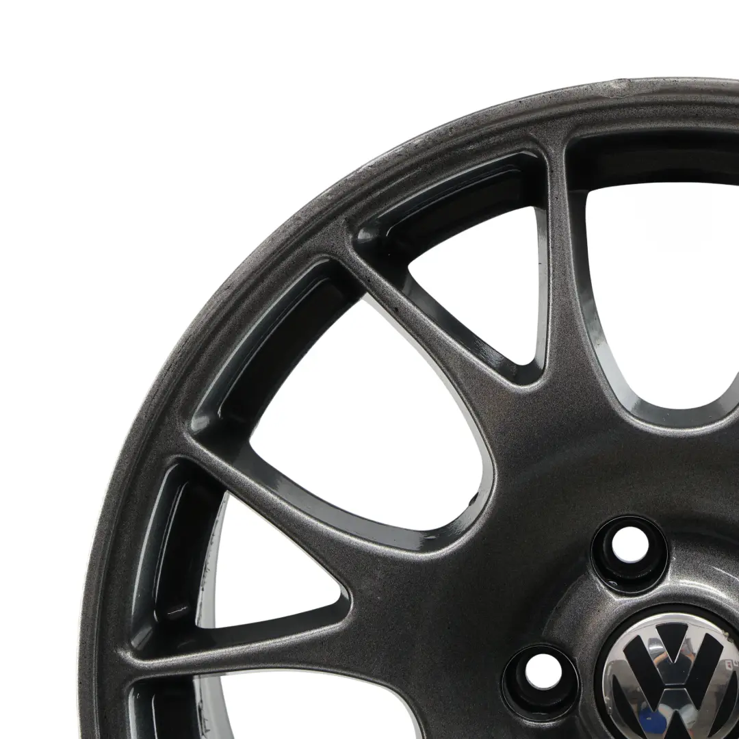 VW Volkswagen Golf Mk5 Mk6 Wheel Alloy Rim Grey 18" ET:51 7,5J - SKU 1K0601025AT-2 - Part number 1K0601025AT