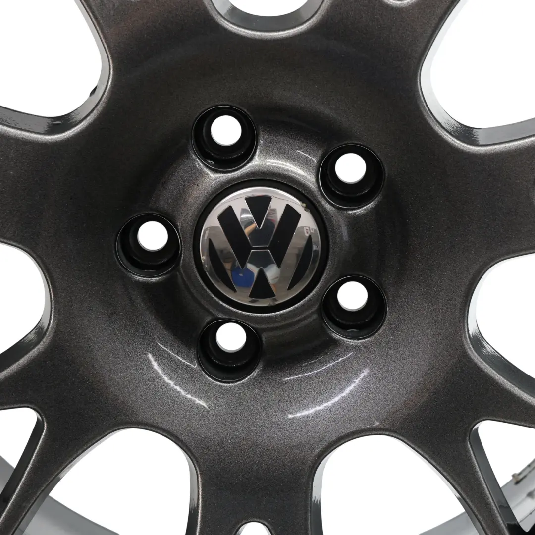 VW Volkswagen Golf Mk5 Mk6 Leicht Metall Felge Grau 18" ET:51 7,5J - SKU 1K0601025AT-2 - Teilenummer 1K0601025AT