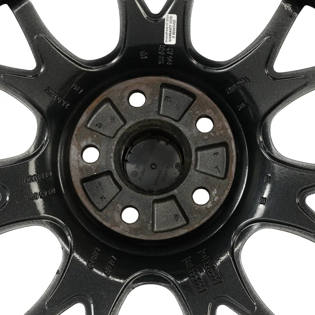 VW Volkswagen Golf Mk5 Mk6 Wheel Alloy Rim Grey 18" ET:51 7,5J - SKU 1K0601025AT-3 - Part number 1K0601025AT
